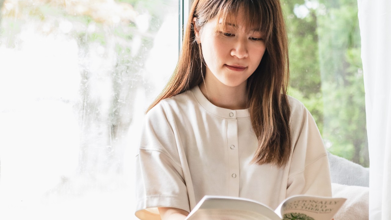 Kathy taking notes on her ipad